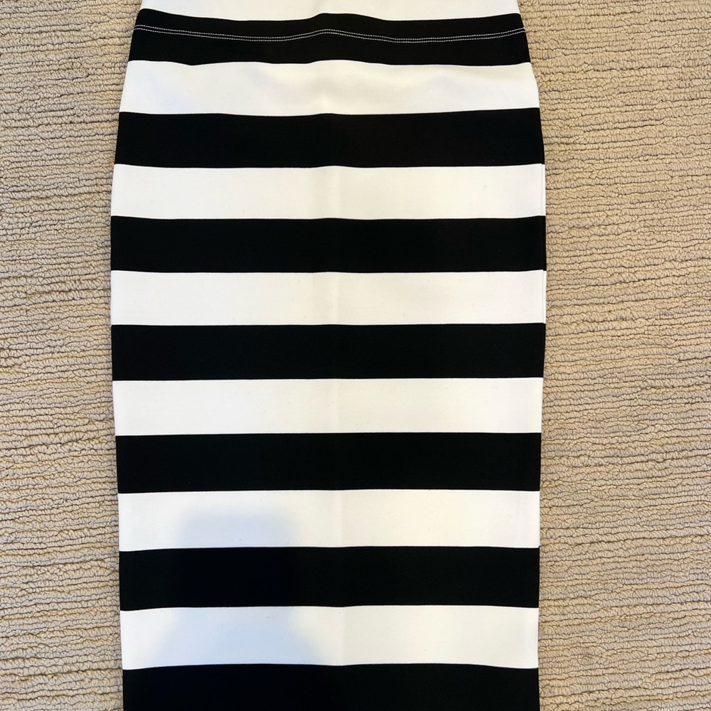 2B Bebe Striped Pencil Skirt XS - Picture 4 of 8